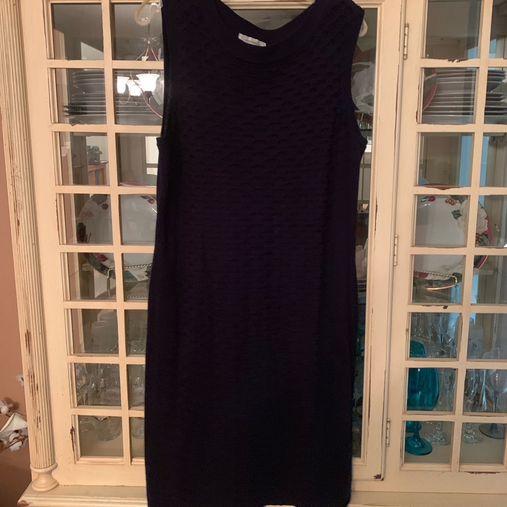 Knit sleeveless dress